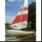 Catamaran TopCat 18 Spitfire (GETEILTE MAST) + TRAILER Picture 1 